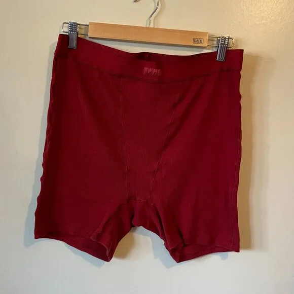 Skims Cotton Rib Boxer - Picture 1 of 4